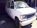 1992 FORD E350 VAN, WHITE, 5.8L, AT, 2WD.  F26329
